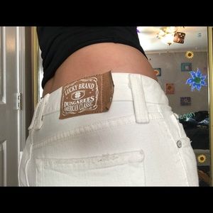lucky brand white jeans